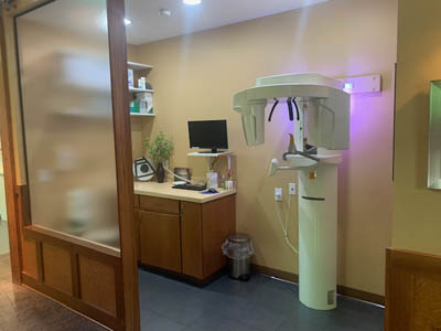 x-ray machine at Dental Bliss in Franklin, TN